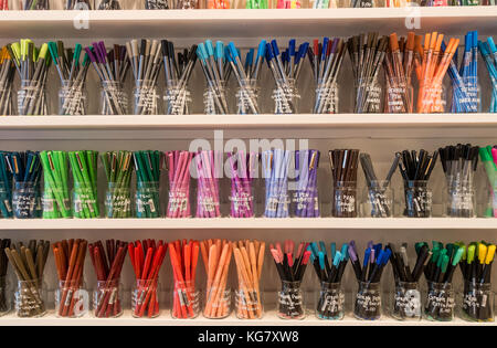 Mcnally jackson pen store su mulberry street in nolita, new york city Foto Stock