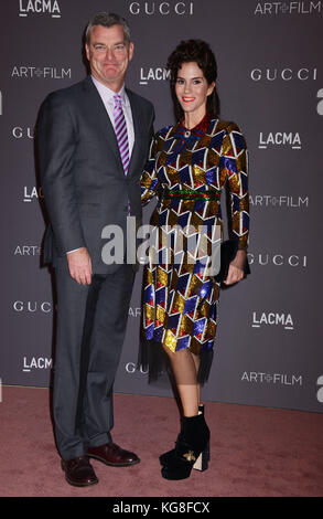 Los Angeles, California, USA. 4 novembre, 2017. antony ressler, jami gertz 136 assiste il 2017 lacma art + film gala in onore di Mark Bradford e George Lucas ha presentato da Gucci a lacma il 4 novembre 2017 a los angeles, ca credito: tsuni / usa/alamy live news Foto Stock