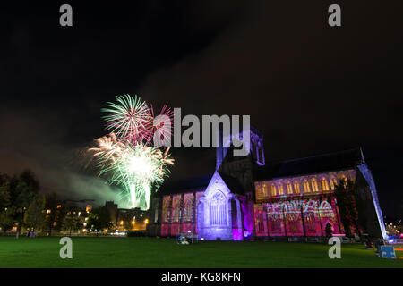 Paisley fuochi d'artificio spettacolari 2017 Foto Stock