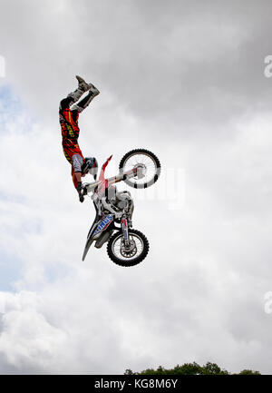 Stunt motocross display antenna Foto Stock