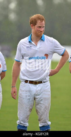 Wellington, FL - 04 MAGGIO: Il principe Harry ha visto durante la cerimonia di premiazione alla Sentebale Royal Salute Polo Cup il 4 maggio 2016 a Wellington, Florida. Rif. Trasmissione: Credito FLXX; Hoo-me.com Foto Stock