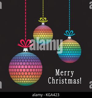 Illustrazioni vettoriali con sfondo stilizzato palle colorate Illustrazione Vettoriale