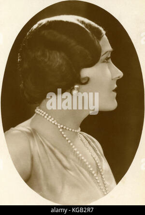 Actrice americano Gloria Swanson Foto Stock