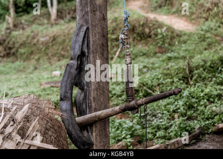 Hsipaw 3-giorno escursione a Shan villaggi - Scala birmano Foto Stock