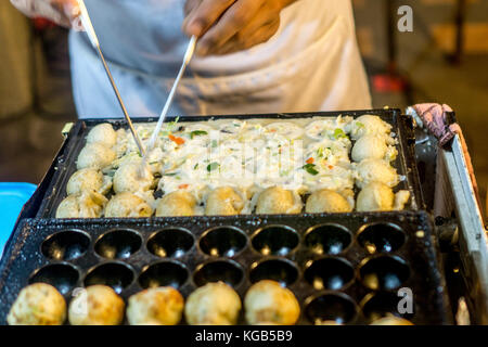 Chiang Rai, Thailandia - il cibo di strada Foto Stock