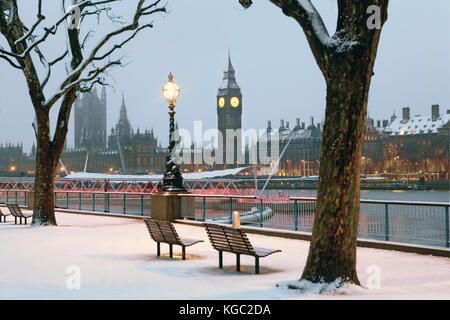 Palazzo di Westminster, la casa del parlamento, il Big Ben, Londra Foto Stock