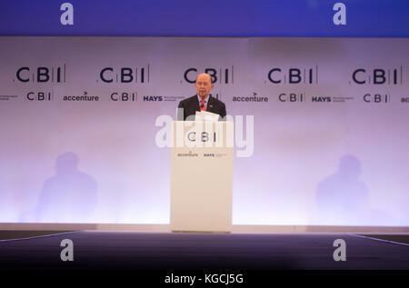 Wilbur Ross, degli Stati Uniti Segretario del Commercio, parla di CBI Conferenza annuale a Londra Foto Stock