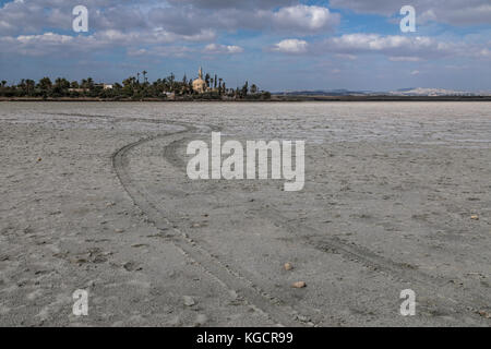 Hala Sultan Tekke, Larnaca, Cipro Foto Stock