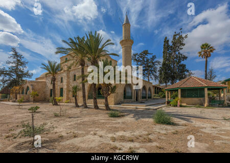 Hala sultan tekke, Larnaca, Cipro Foto Stock