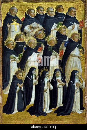 Il domenicano beato 1423-4, Fra Angelico ( Guido di Pietro 1395 - 1455 ) è stato un Early Italian Renaissance pittore in Italia ( Fiesole San Domenico Ancona ) Foto Stock