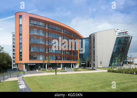 Il vijay patel edificio per arte e design presso la De Montfort University di Leicester. Foto Stock