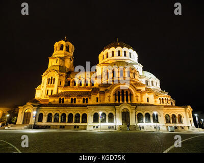 La Cattedrale Alexander Nevsky a sofia, Bulgaria Foto Stock