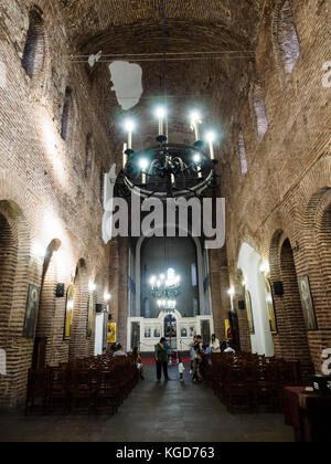 All'interno di santa sofia chiesa, uno della più antica chiesa in Bulgaria Foto Stock