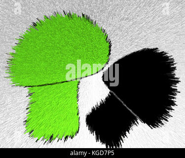 Koalition, Schwarz Grün nel Baden-Würtemberg erfolgreich unter wilfried Kretschmann, coalizione verde e nera in Germania Stoccarda, il migliore di sempre, Foto Stock