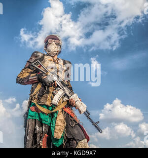Post apoc bestia superstite Foto Stock