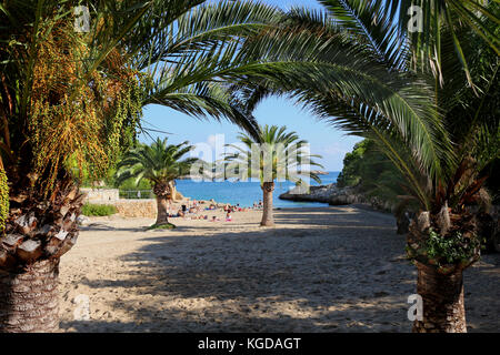 Baleares, Mallorca, Cala d'Or, Calo d'es Pou Foto Stock