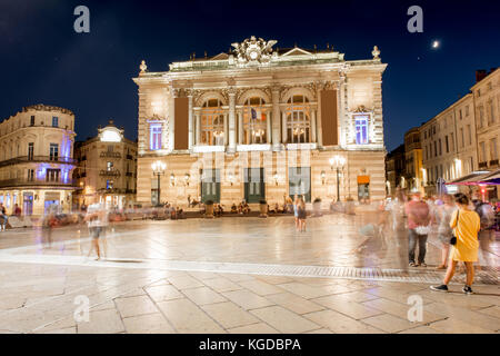 Montpellier città in Francia Foto Stock