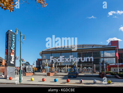 La FedEx Forum, Memphis, Tennessee, Stati Uniti d'America Foto Stock