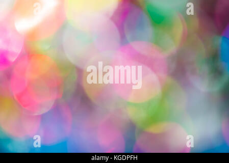 Sfocati luci sfocate con sfondo bokeh di fondo Foto Stock
