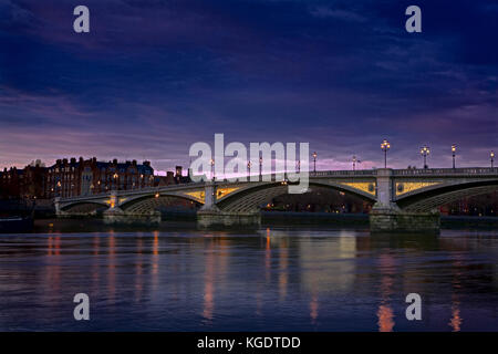 Ponte di Battersea, Londra Foto Stock