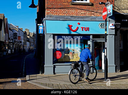 Tui Travel agent, St Ives, Cambridgeshire, England Regno Unito Foto Stock