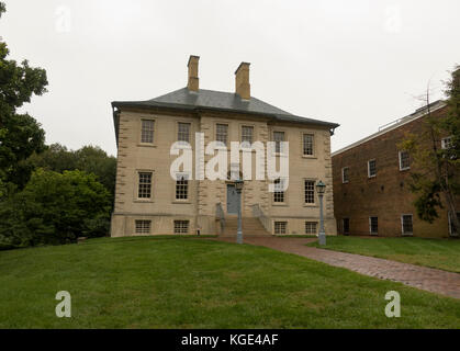 Carlyle House Parco Storico in Alexandria, Virginia, Stati Uniti. Foto Stock