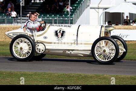 1909 blitzen banz a Goodwood Festival della velocità 2015 Foto Stock