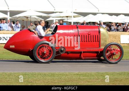 Fiat s76 bestia di torino a Goodwood Festival della velocità 2015 Foto Stock