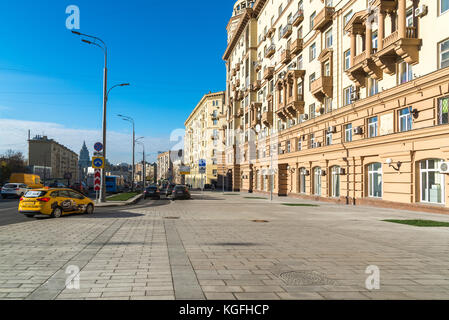 Mosca, Russia - Novembre 2. 2017. malaya sukharevskaya - parte di anello di giardino Foto Stock