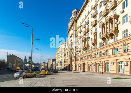 Mosca, Russia - Novembre 2. 2017. malaya sukharevskaya - parte di anello di giardino Foto Stock