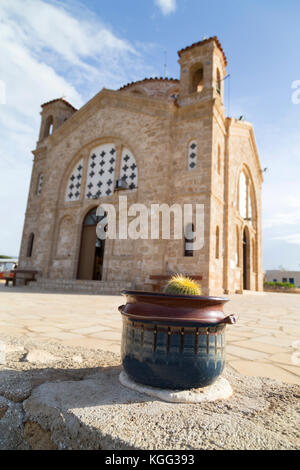 Cipro, Capo Drepano, della chiesa ortodossa greca - Agios Georgios. Foto Stock