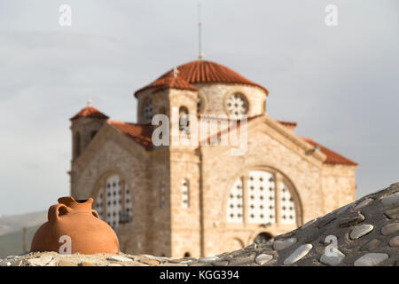 Cipro, Capo Drepano, della chiesa ortodossa greca - Agios Georgios. Foto Stock