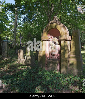 Vecchio Cimitero di Freiburg im Breisgau Foto Stock