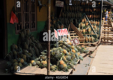 Nord provincia occidentale dello Sri Lanka Ananassi si spegne Foto Stock