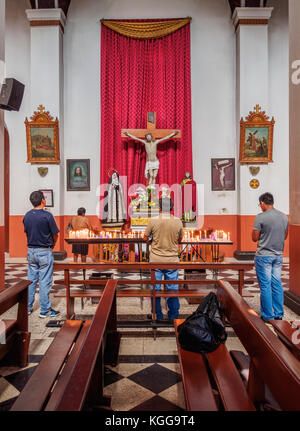 Basilica Cattedrale di San Lorenzo, interno, Santa Cruz de la Sierra, Bolivia Foto Stock