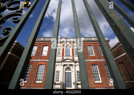 Ranger's House, visto da Shooters Hill Road, appoggiando su Greenwich Park, Blackheath, london, Regno Unito Foto Stock