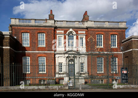 Ranger's House, visto da Shooters Hill Road, appoggiando su Greenwich Park, Blackheath, london, Regno Unito Foto Stock