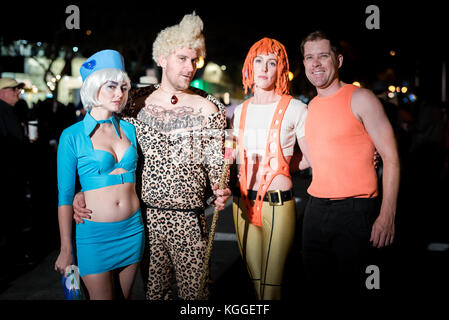 Los Angeles - 31 ottobre: Halloween Parade in West Hollywood. ottobre 31, 2017 a Los Angeles, CA Foto Stock