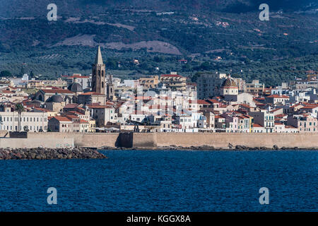 La città di Alghero, Sardegna, Italia Foto Stock