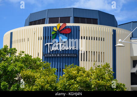 Twin Towns hotel, motel, resort e centro di intrattenimento nel NSW/confine QLD in Tweed teste e Coolangatta Aeroporto Foto Stock