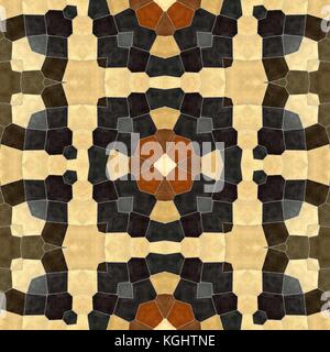 Stampare piastrelle in cucina e bagno nuovo seamless piastrelle Piastrelle arabo texture con ornamenti geometrici. tappeti orientali. Foto Stock