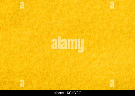 Giallo texture in feltro Foto Stock