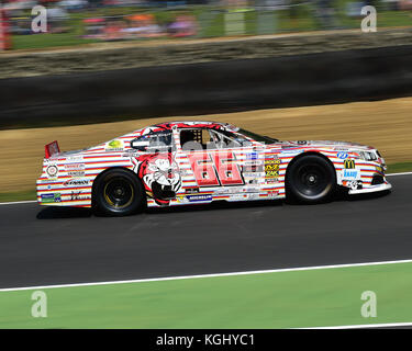 Maciej Dreszer, Christophe Bouchut, Chevrolet SS, NASCAR, Whelen Euro Series, American Speedfest V, Brands Hatch, giugno 2017, automobili, Autosport, c Foto Stock