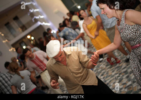 Summer jamboree #15 - 2014 - Senigallia - riviera adriatica - Italia - festival internazionale di musica e cultura dell'america anni '40 e '50. Foto Stock