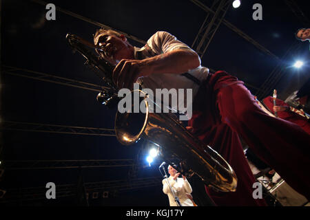 Summer jamboree #15 - 2014 - Senigallia - riviera adriatica - Italia - festival internazionale di musica e cultura dell'america anni '40 e '50. Foto Stock