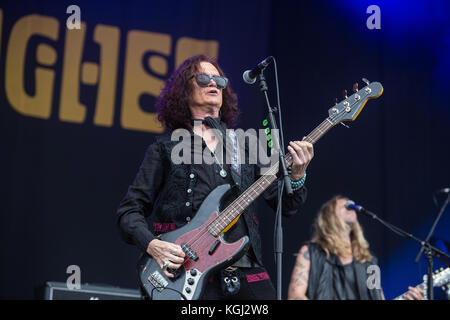 29 luglio 2017 Ramblin Man festival Fiera Giorno 2 - Prestazioni - Glenn Hughes - Credit: Glamourstock Foto Stock