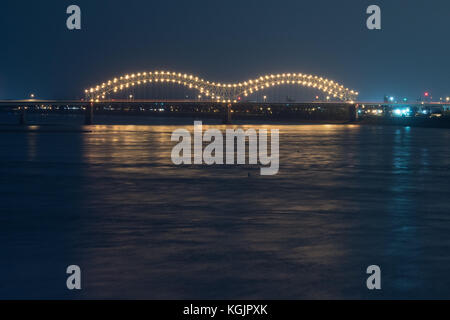 Hernando desoto ponte in memphis tennessee Foto Stock