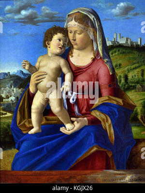 La Vergine e il bambino 1496-9 Giovanni Battista di Cima da Conegliano 1459/60 - 1517/18 Venezia Italia Italiano Foto Stock