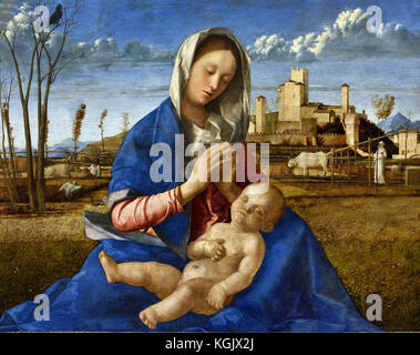 Madonna del Prato 1500 Giovanni Bellini 1459 - 1516 Venezia Italia Italiano Foto Stock