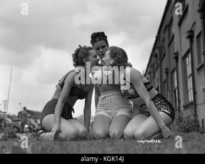 Brighton Rock (1947) , Carol Marsh , Sheila Sim (moglie di Richard Attenborough) , Constance Smith data: 1947 Foto Stock